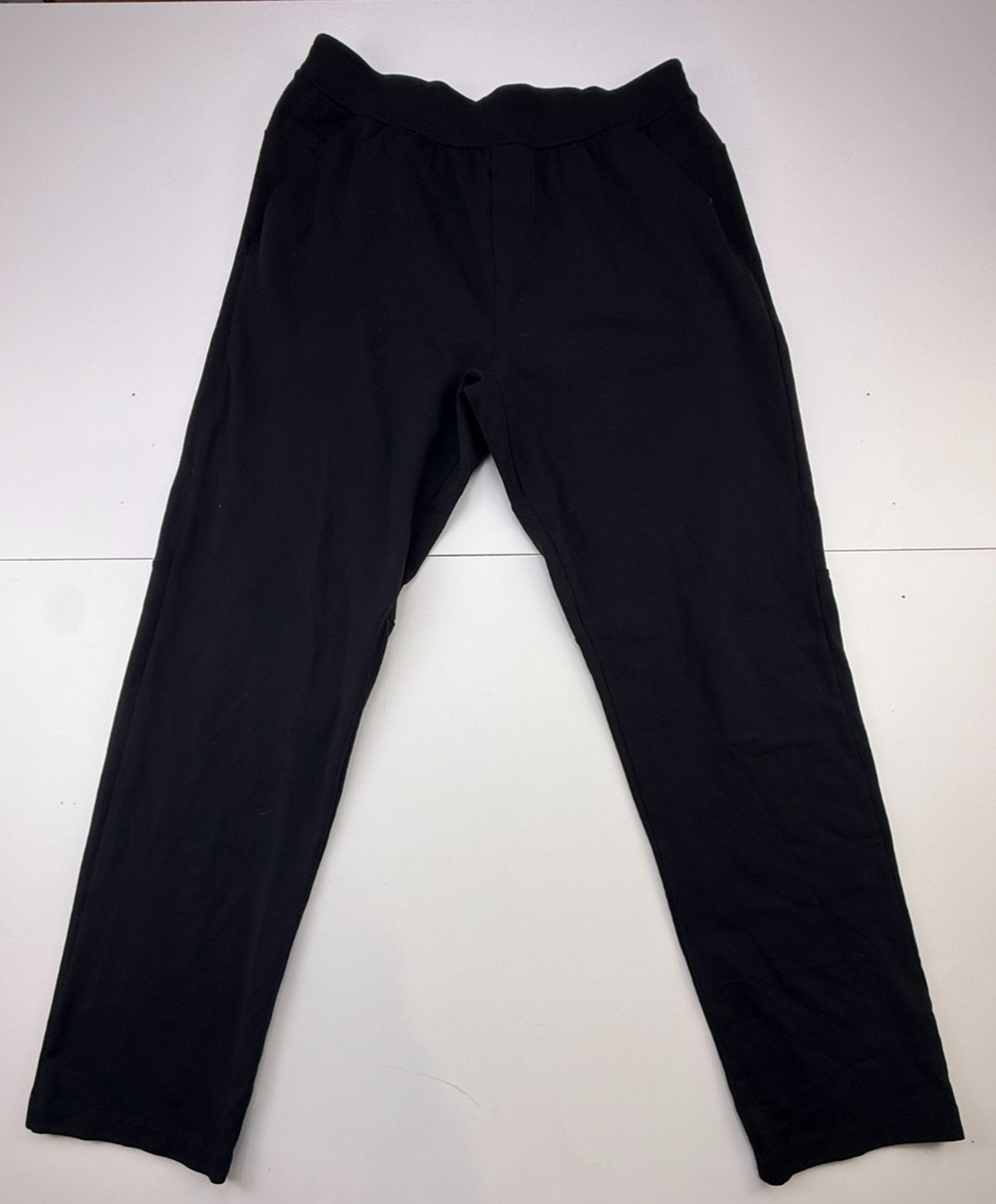 Lululemon Mens L Black Athletic Pants Drawstring Zip Pocket 30" Inseam
